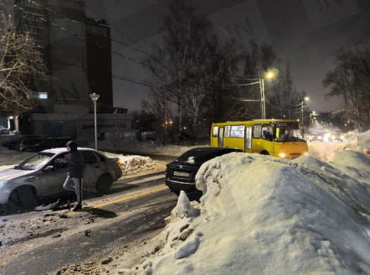 В Авдотьино произошла авария с пятью машинами